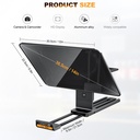 Teleprompter LENSGO TC12 para Camaras