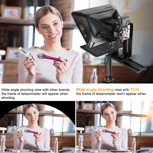 Teleprompter LENSGO TC12 para Camaras