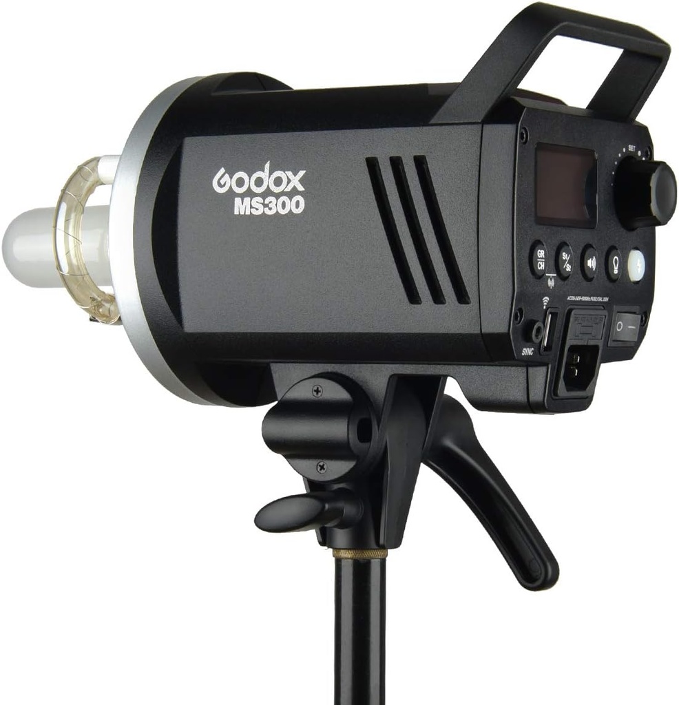 Cabezal Flash de Estudio Godox MS300 300WS GN58 bowens Godox 2.4G Wireless System