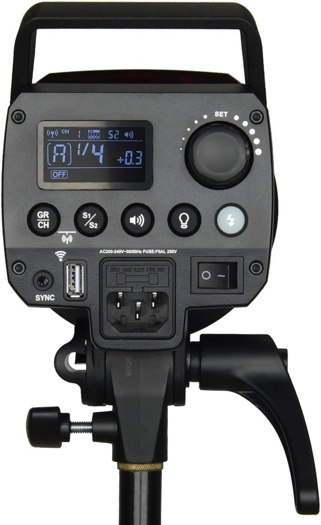 Cabezal Flash de Estudio Godox MS300 300WS GN58 bowens Godox 2.4G Wireless System