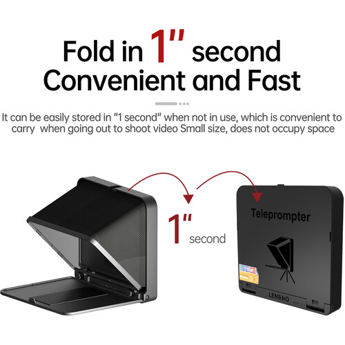 Teleprompter LENSGO TC7 Portatil para Smartphone