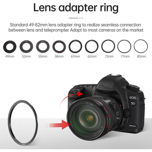 Teleprompter LENSGO TC7 Portatil para Smartphone