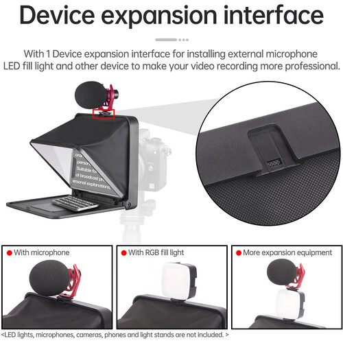 Teleprompter LENSGO TC7 Portatil para Smartphone