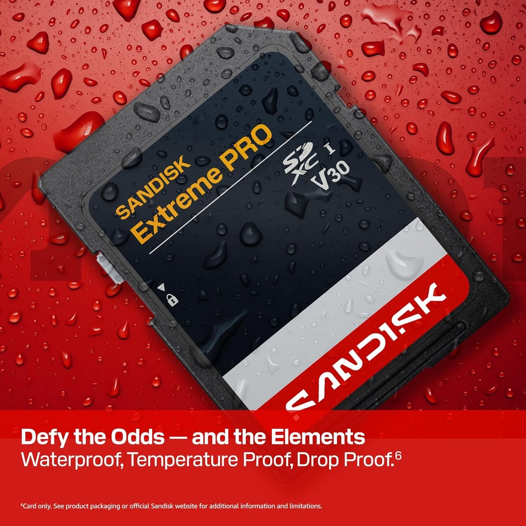  Tarjeta SD 128 GB Sandisk Extreme PRO SDXC V30 Uhs-i SDSDXXJ-128G-GSCIN