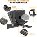 Teleprompter LENSGO TC7II Ultimate kit para camara y Smartphone