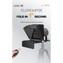 Teleprompter LENSGO TC7II Ultimate kit para camara y Smartphone