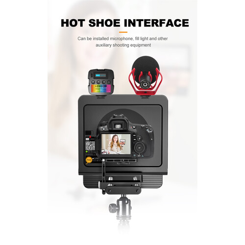 Teleprompter LENSGO TC7II Ultimate kit para camara y Smartphone