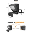 Teleprompter LENSGO TC7II Ultimate kit para camara y Smartphone