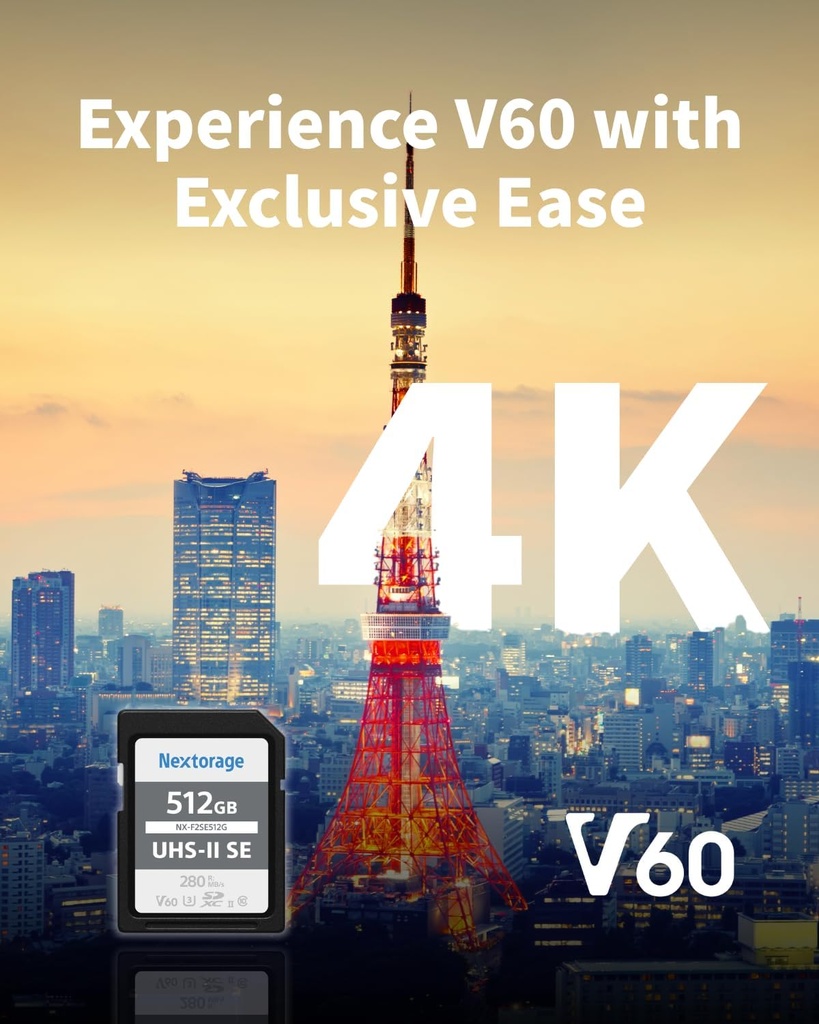 Memoria Sd 256gb Nextorage V60 Sdxc UHS-II