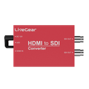 Convertidor LiveGear HDMI a SDI con placa bateria NPF