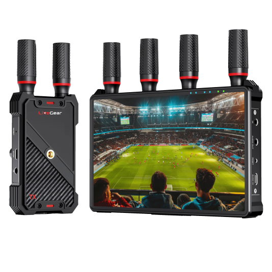 Monitor de Campo 7 Pulg con transmisor de video LiveGear WL083P 400 mts