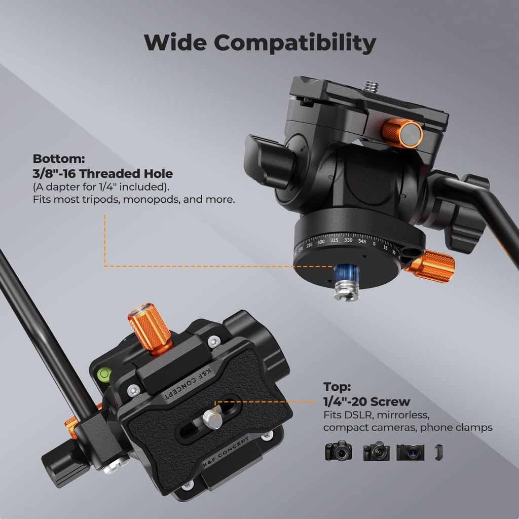 Cabezal Fluido K&f Concept FH-04 KF31.222 Arca