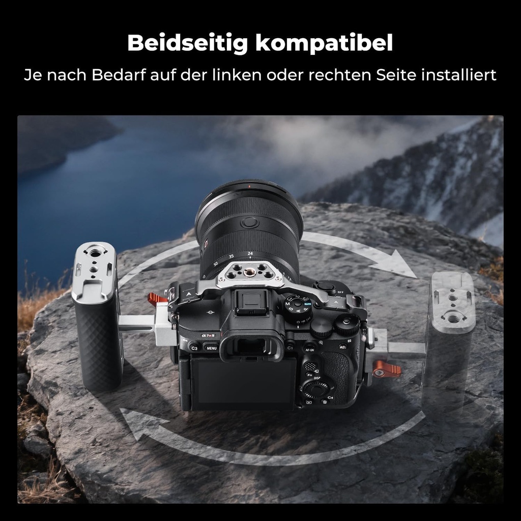 Empuñadura Camera Side Handle Dual Mounting K&f Concept KF31.235
