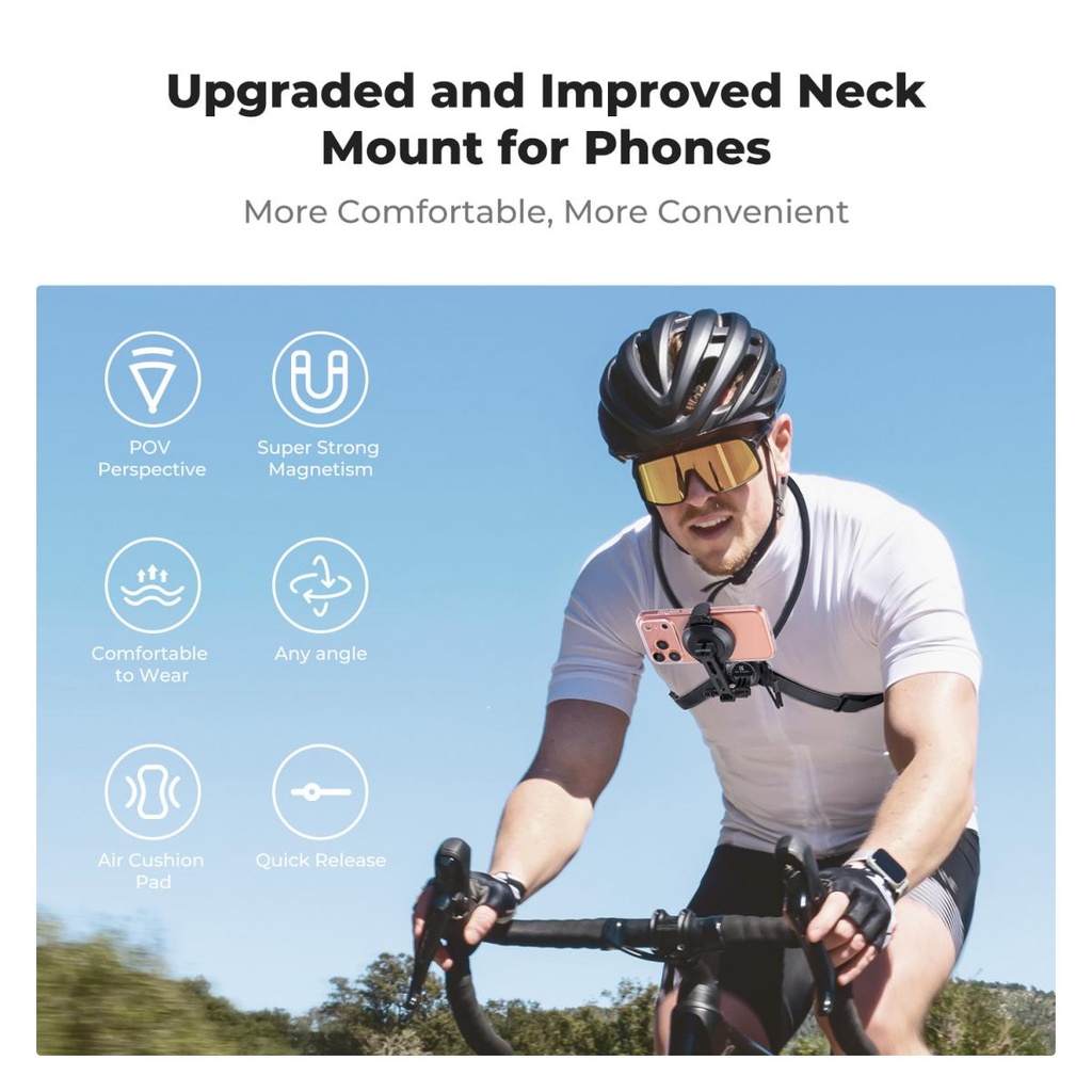 Soporte Clip y Magnetico de cuello Smartphone Camara K&F Concept KF15.0016