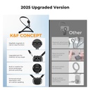 Soporte Clip y Magnetico de cuello Smartphone Camara K&F Concept KF15.0016