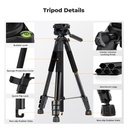 Tripode K&F Concept 190 cm Camara Smartphone KF09.154