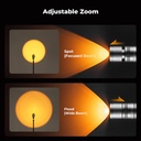 Luz de Video Led K&f Concept KF34.063 Recargable 10W 20 Gobos