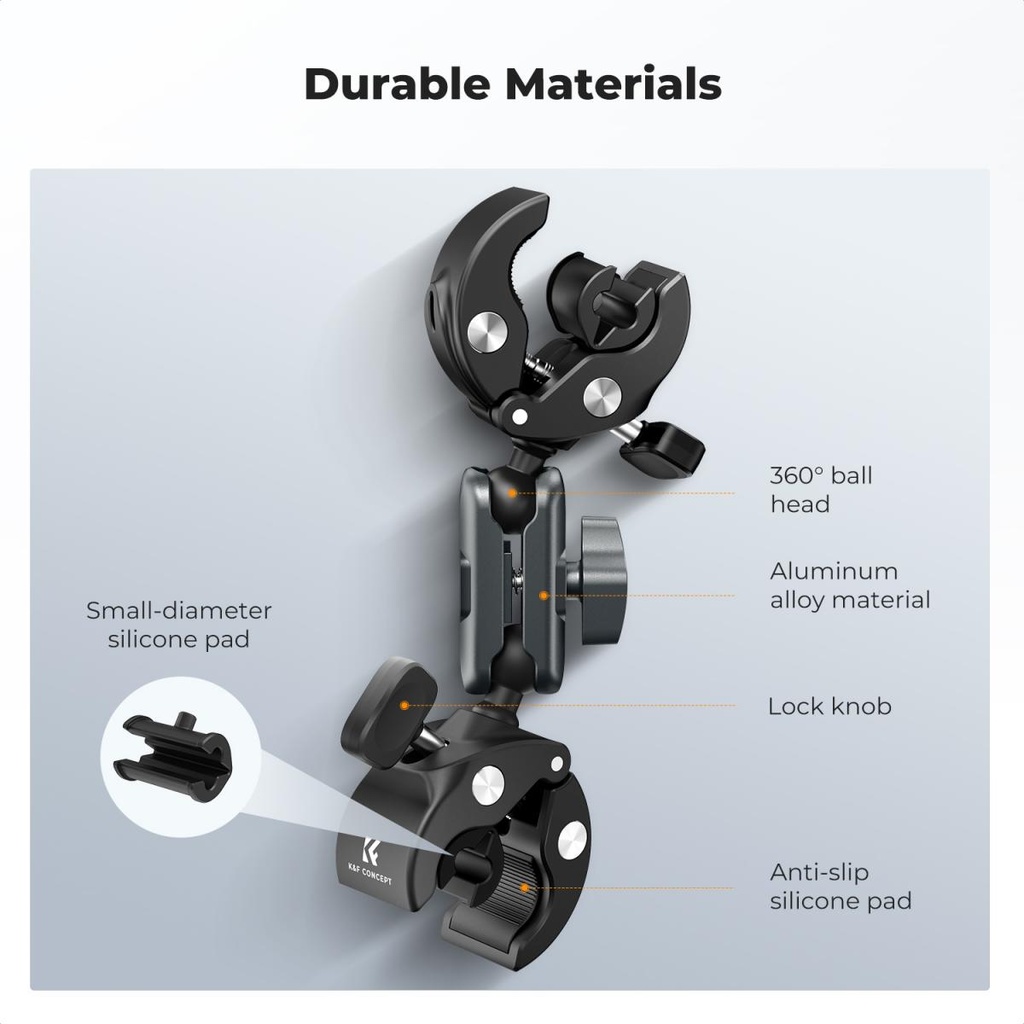 Pinza Cangrejo Doble Magic Arm K&f Concept KF31.204S2