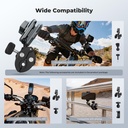 Pinza Cangrejo Cabezal 360 para camaras de accion Osmo Gopro KF31.204
