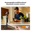Tripode Selfie Stick X106 K&F CONCEPT 180 cm con Seguimiento 360