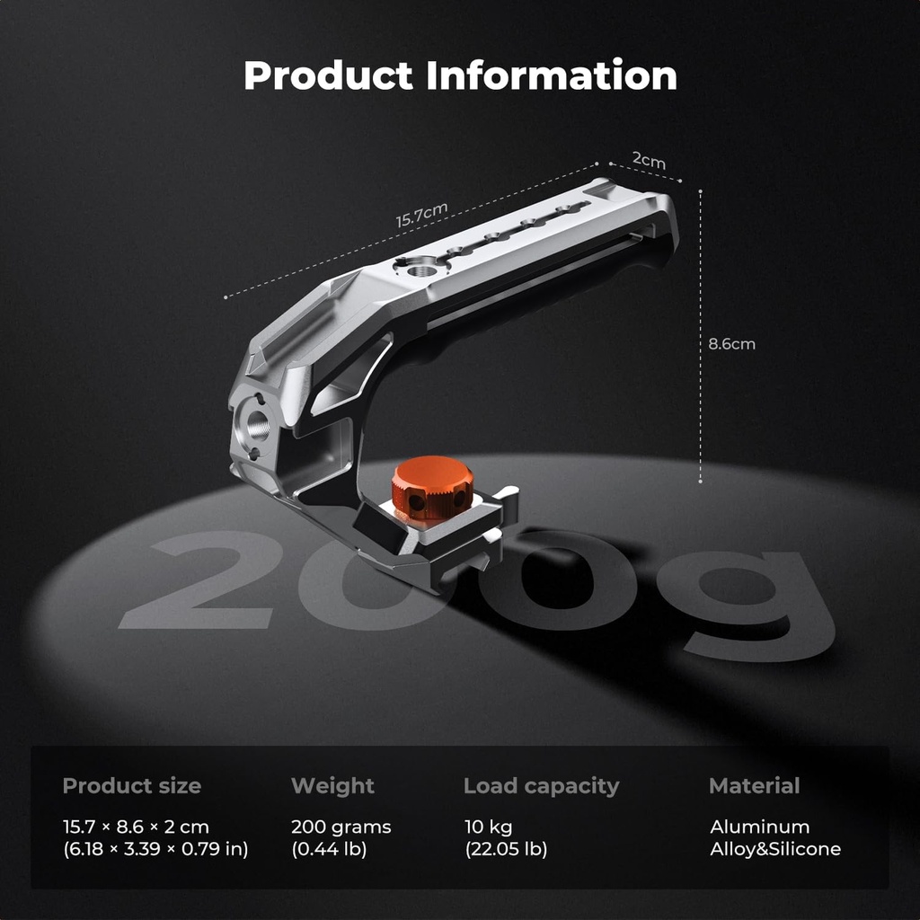 Empuñadura Camera Side Handle Dual Mounting K&f Concept KF31.234