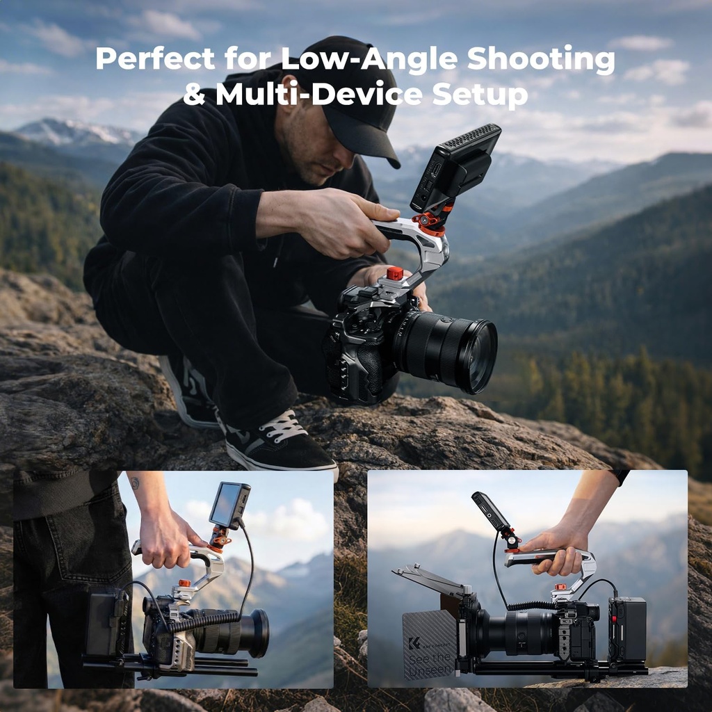 Empuñadura Camera Side Handle Dual Mounting K&f Concept KF31.234