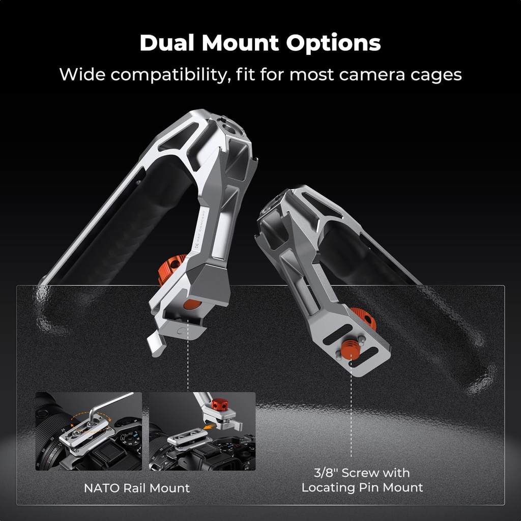 Empuñadura Camera Side Handle Dual Mounting K&f Concept KF31.234