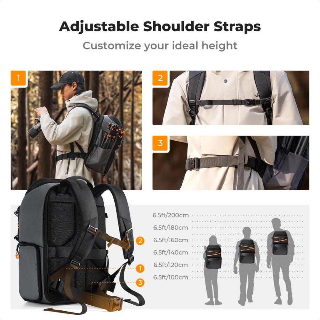 Morral Camaras Profesionales K&f Concept 25L Star Wander KF13.180