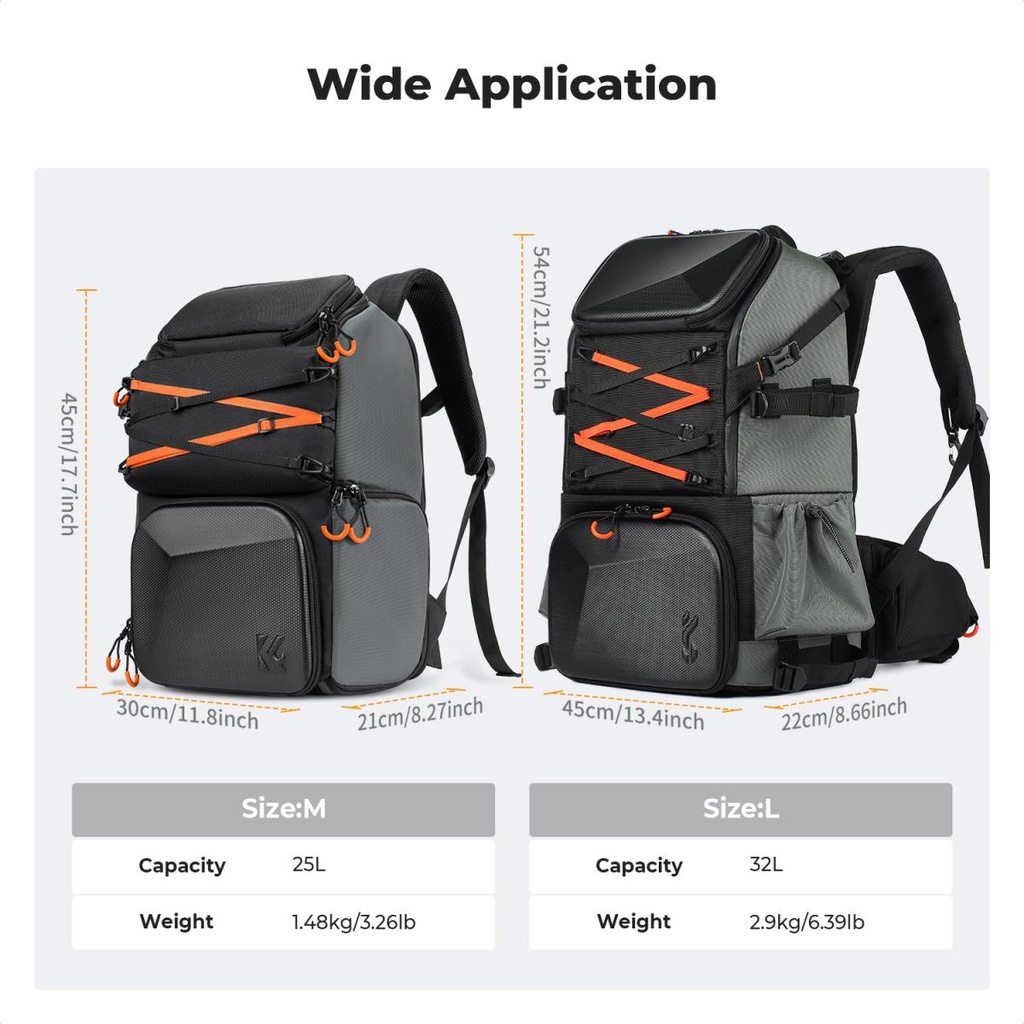 Morral Camaras Profesionales K&f Concept 25L Star Wander KF13.180