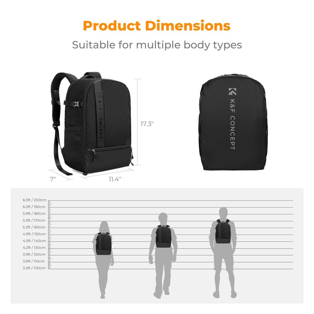 Morral Camaras Profesionales K&f Concept 18L Nature Wander KF13.044V11