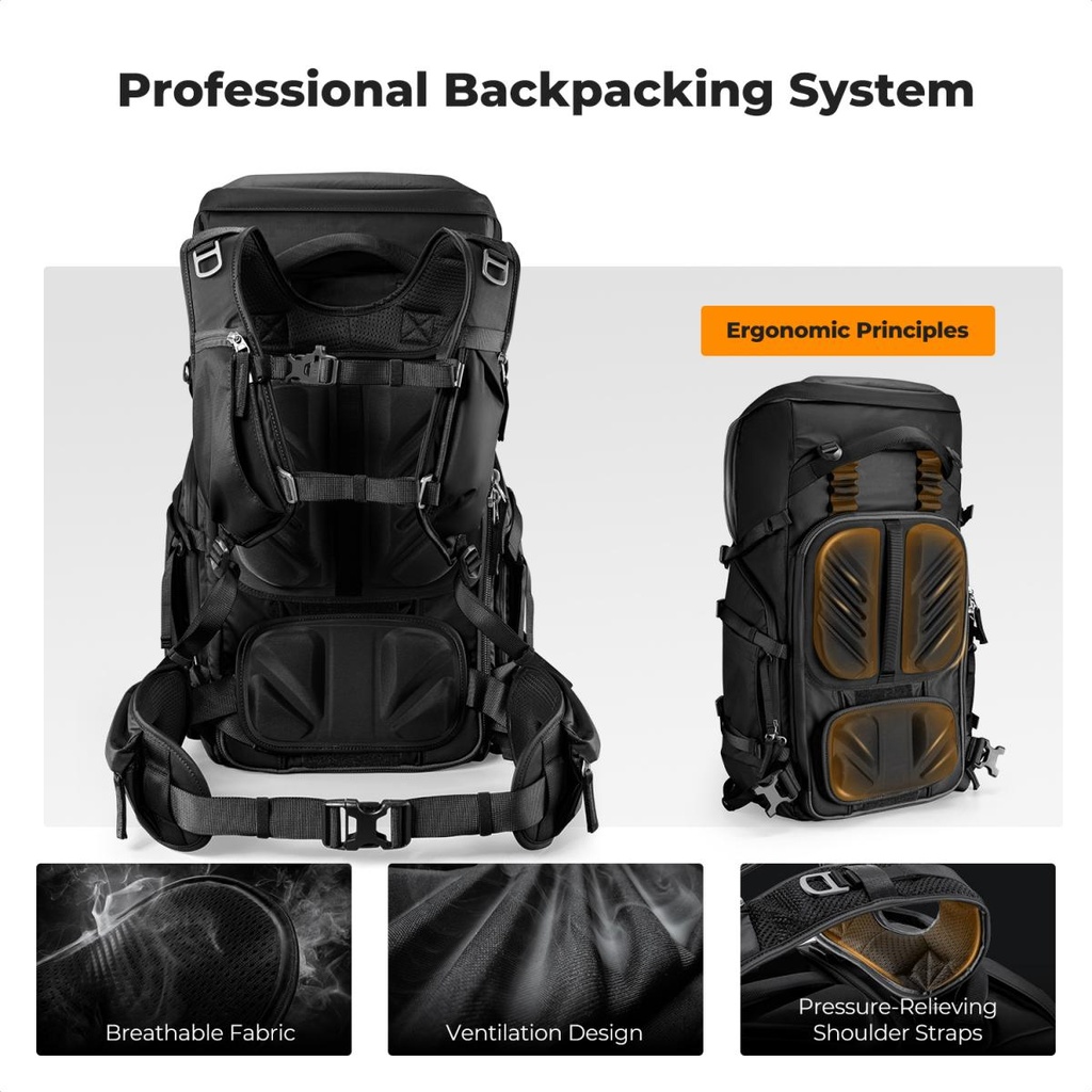 Morral Camaras Profesionales K&f Concept 40L Star Wander KF13.207V1