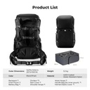 Morral Camaras Profesionales K&f Concept 40L Star Wander KF13.207V1