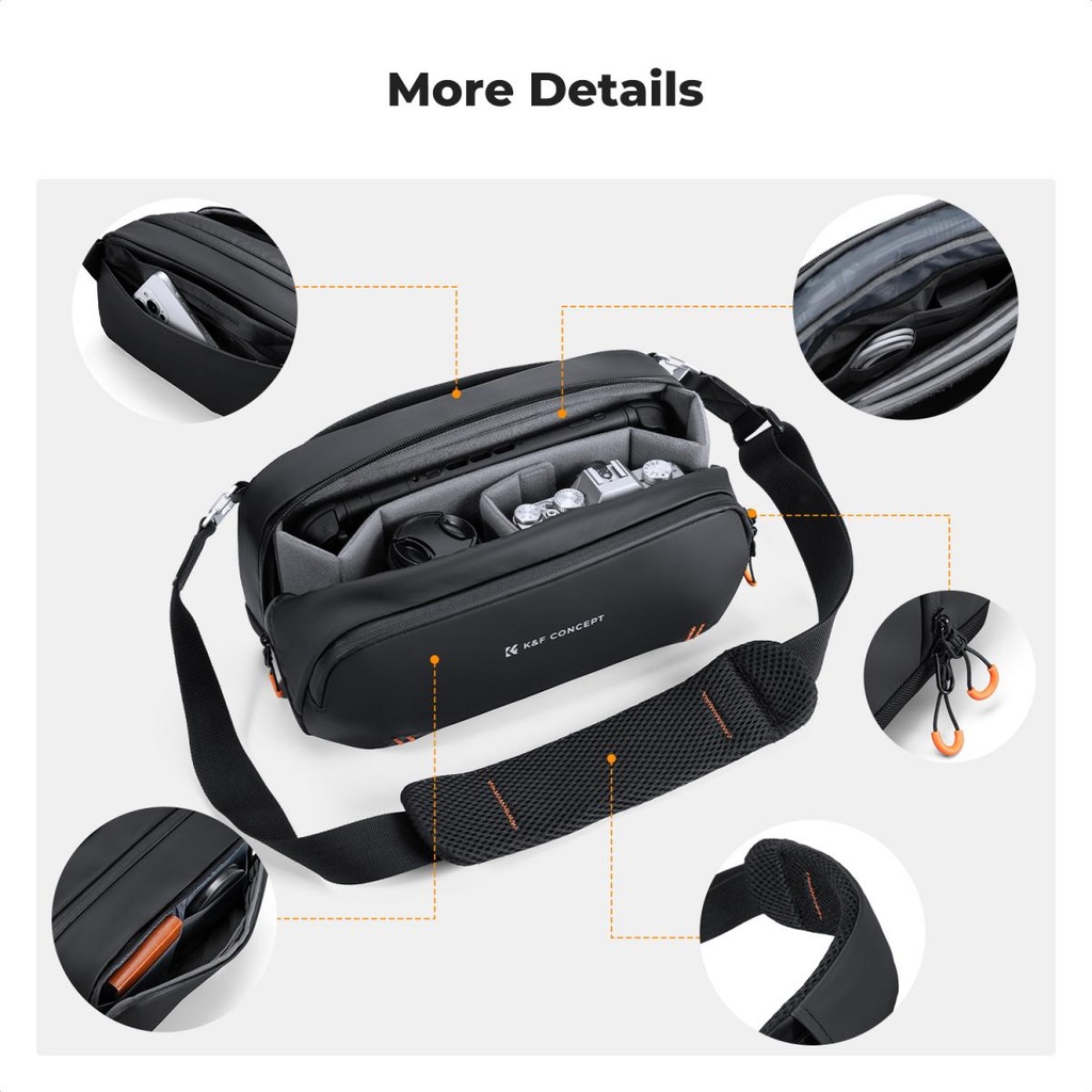 Morral Camaras Sling Bag K&f Concept KF13.227