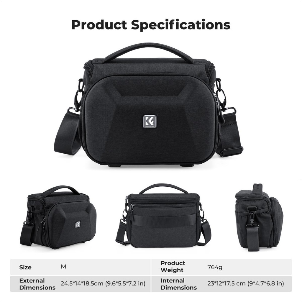 Morral Camaras Sling Bag Crossbody K&f Concept KF13.221
