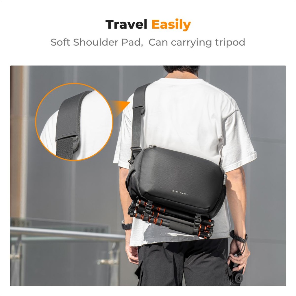 Morral Camaras Sling Bag 12L K&f Concept KF13.177