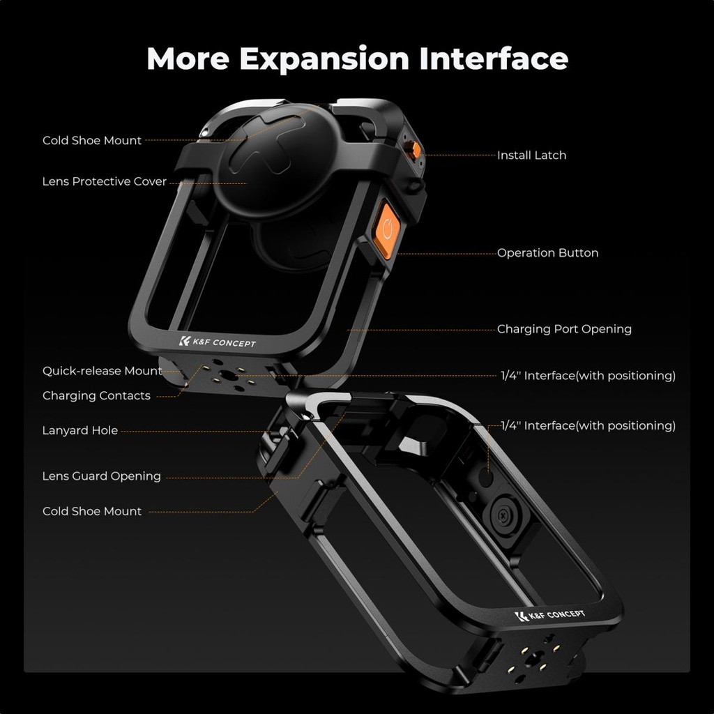 Jaula Camara Osmo Action 360 K&F CONCEPT KF12.0005V1