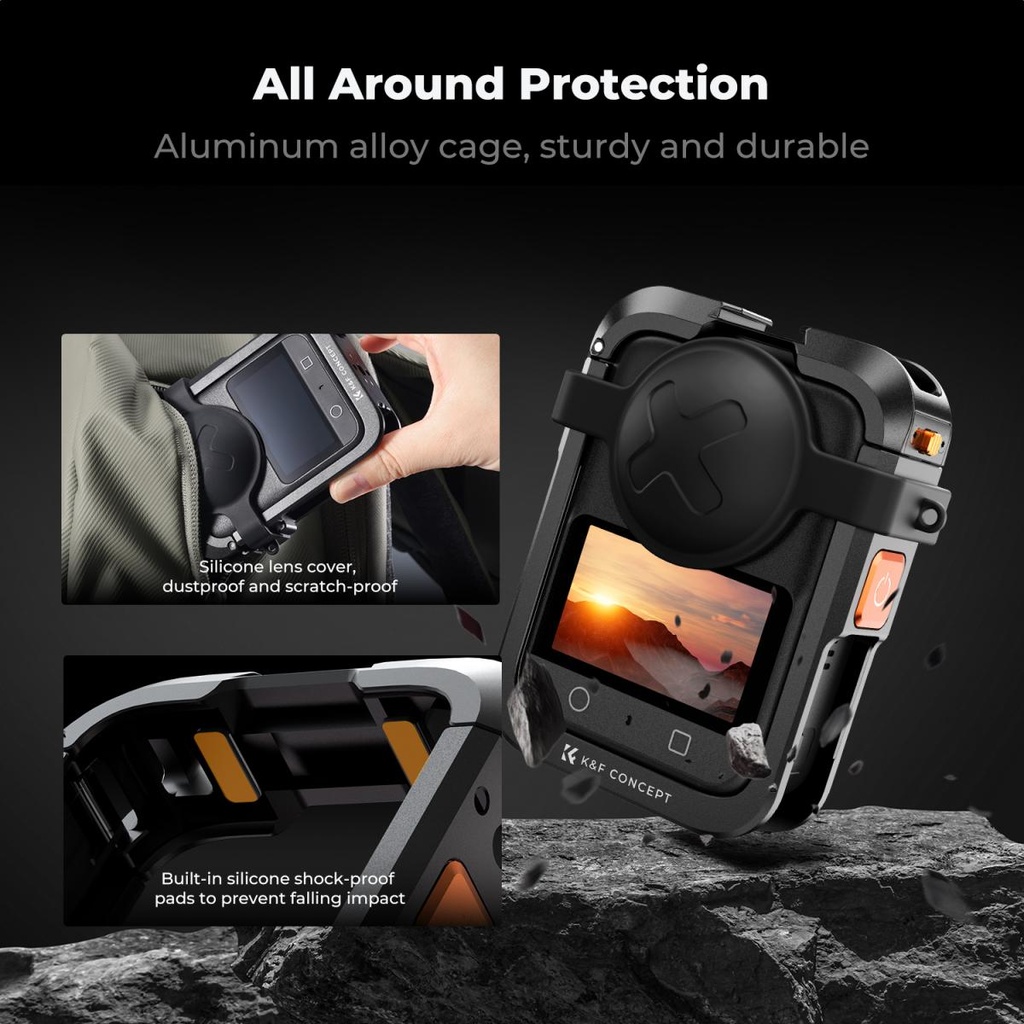 Jaula Camara Osmo Action 360 K&F CONCEPT KF12.0005V1