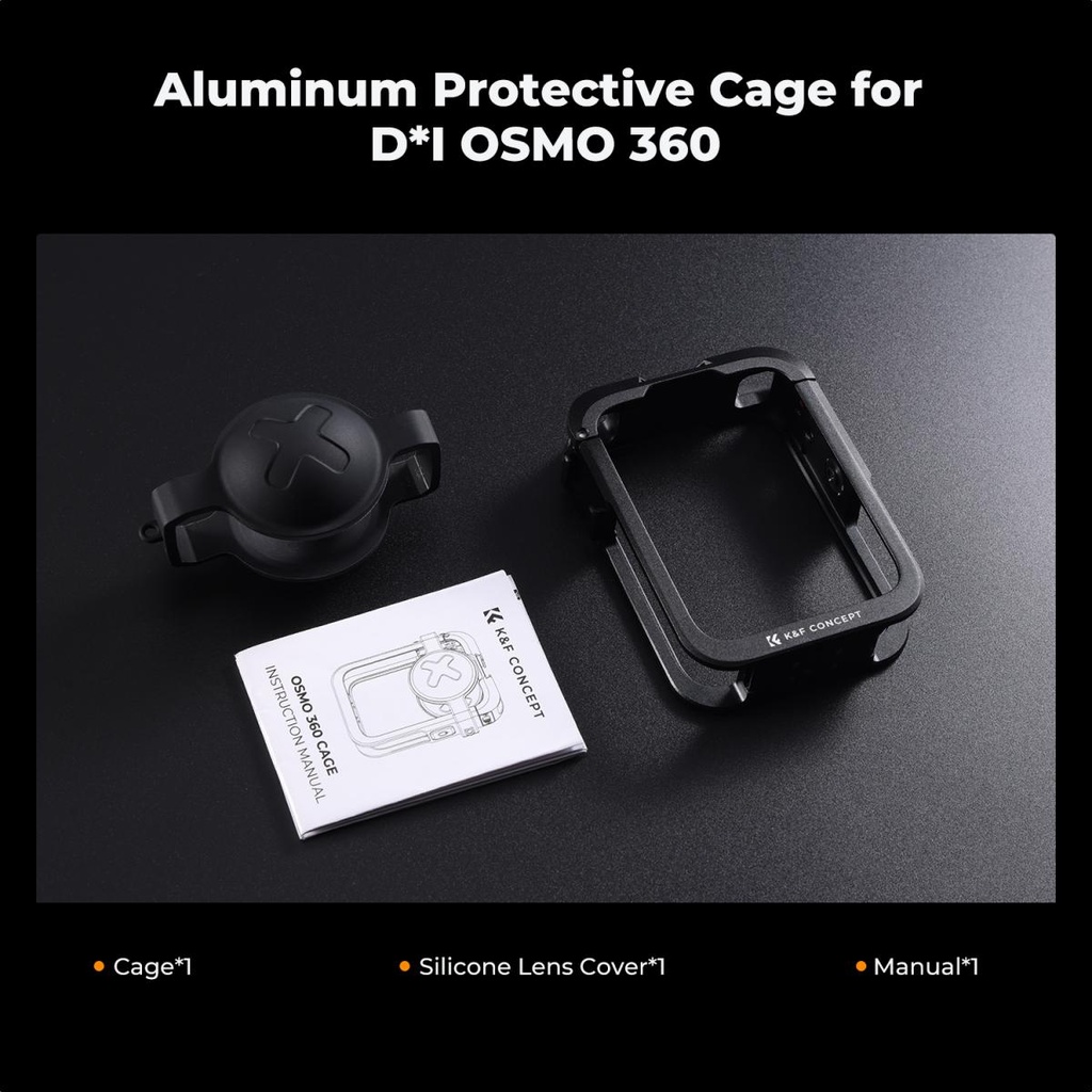 Jaula Camara Osmo Action 360 K&F CONCEPT KF12.0005V1