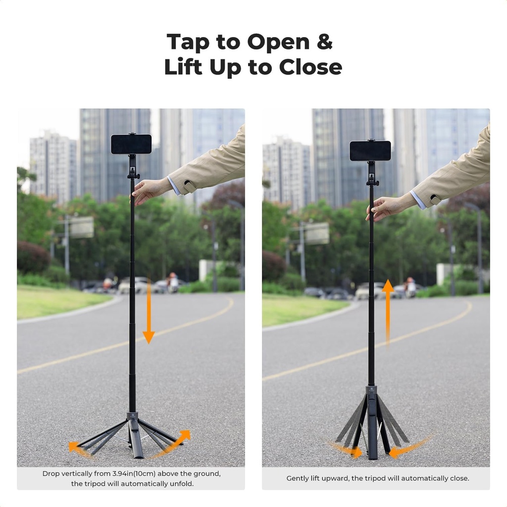 Tripode Selfie Stick 182 cm Magnetico K&F Concept KF15.0015