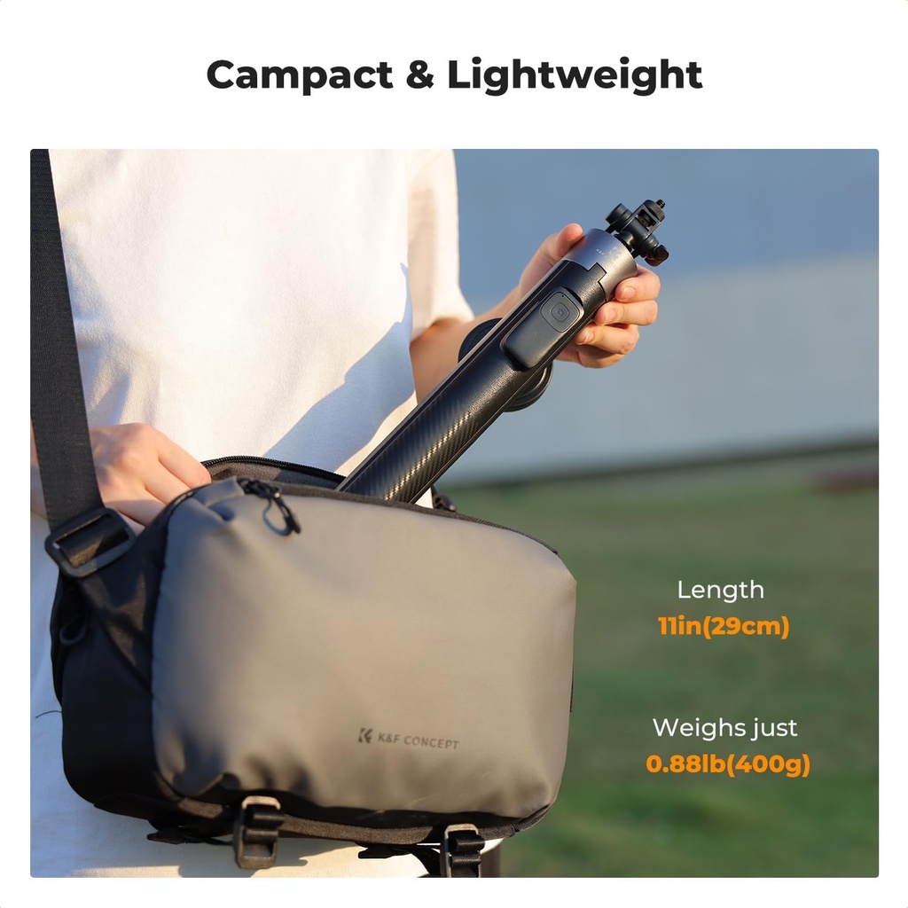 Tripode Selfie Stick 182 cm Magnetico K&F Concept KF15.0015