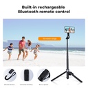 Tripode Selfie Stick 182 cm Magnetico K&F Concept KF15.0015