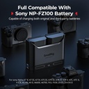 Cargador Rapido SMALLRIG NP-FZ100 Carga dual 22,5W