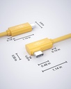 Cable Fibra Optica USB C Tethering 7,6 Metros 10Gbps