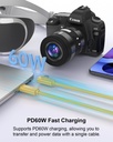 Cable Fibra Optica USB C Tethering 7,6 Metros 10Gbps
