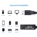 Cable Extension USB A Macho Hembra USB 3.0 de 10 metros Activo