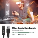 Cable Extension USB A Macho Hembra USB 3.0 de 10 metros Activo