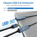 Cable Extension USB A Macho Hembra USB 3.0 de 15 metros Activo