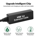 Cable Extension USB A Macho Hembra USB 3.0 de 7,6 metros Activo