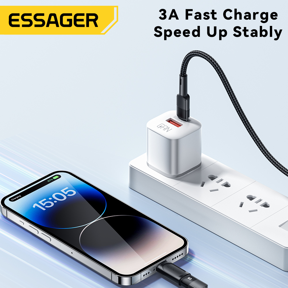 Adaptador iPhone Lightning a Tipo C Essager