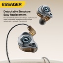 Audífonos Essager S25 In-Ear Desmontables con Micrófono HD Tipo C